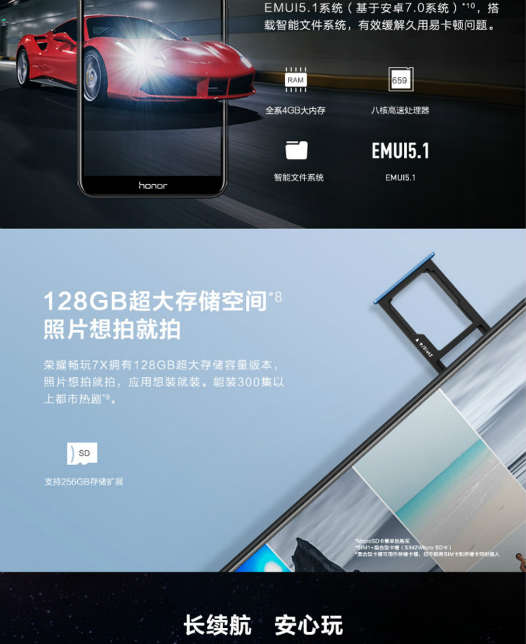 128GB超大存储空间 照片想拍就拍